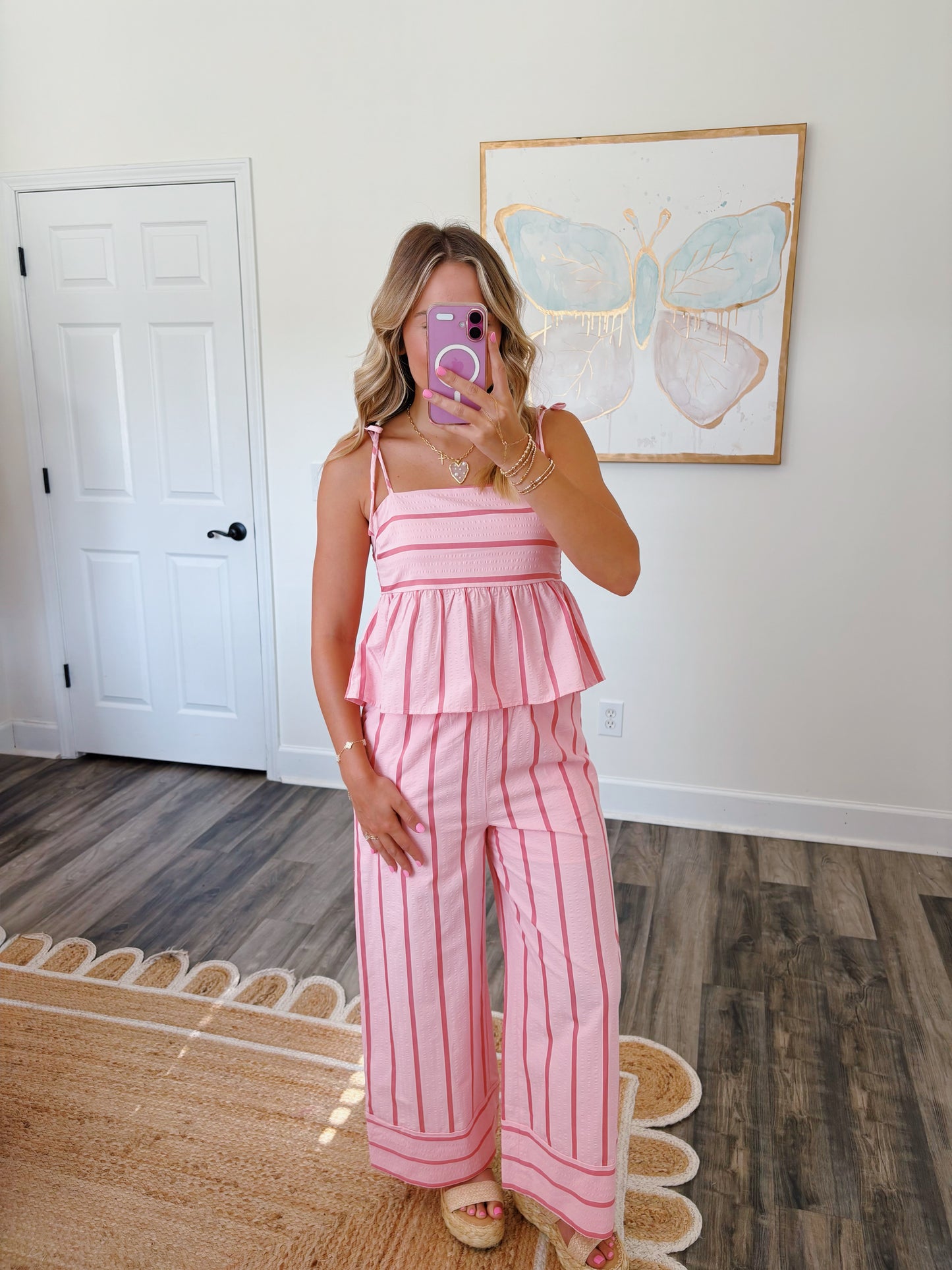 Tickled Pink Pant Set