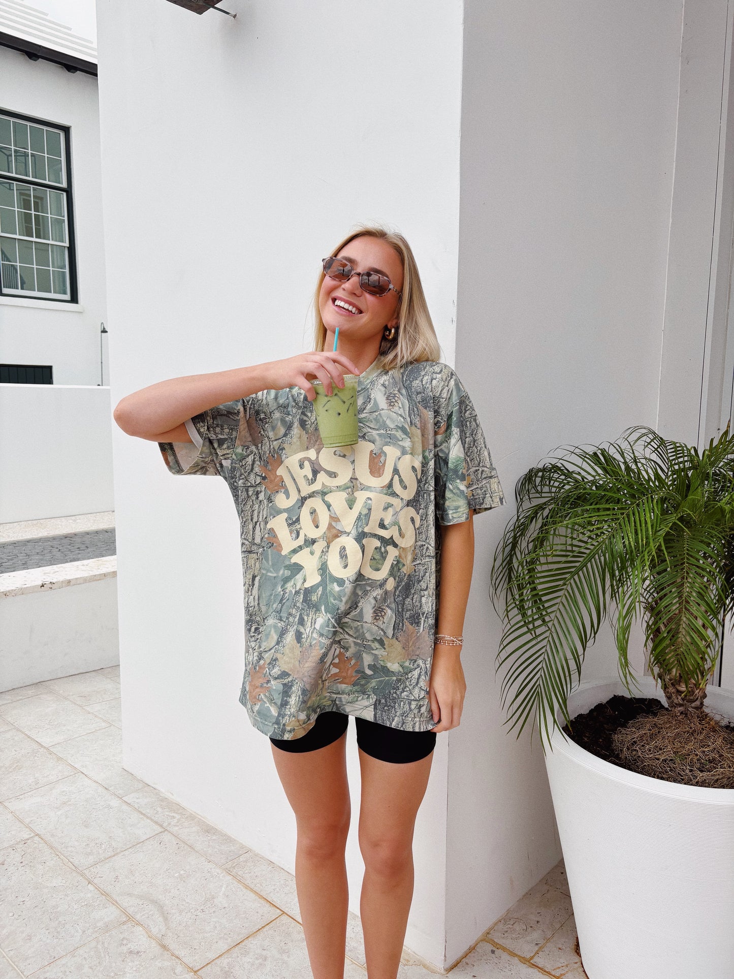 Jesus Loves You Camo Tee