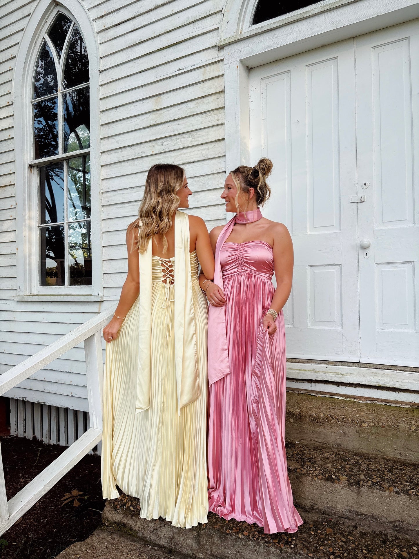 Endless Summer Satin Dress in Pink