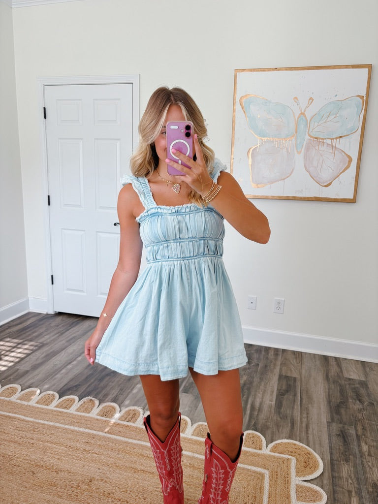 Carolina Denim Romper