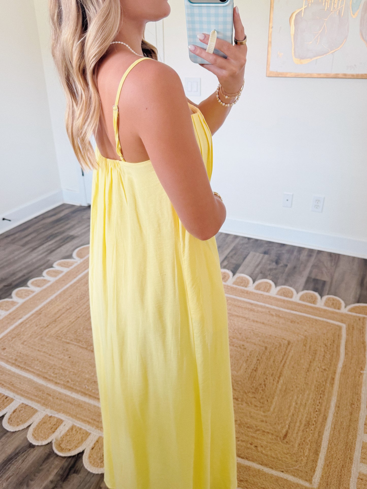 Easy Living Maxi Dress in Yellow