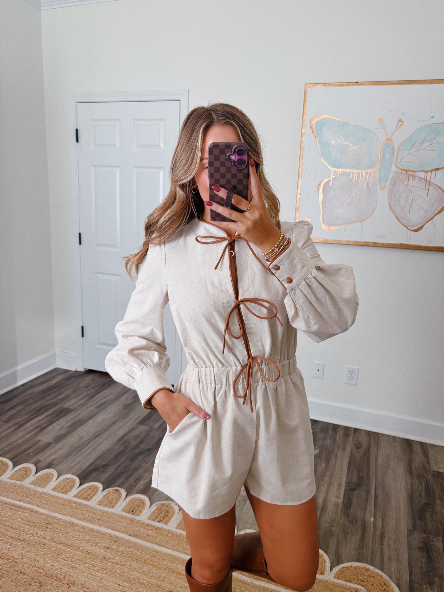 Home For Thanksgiving Romper