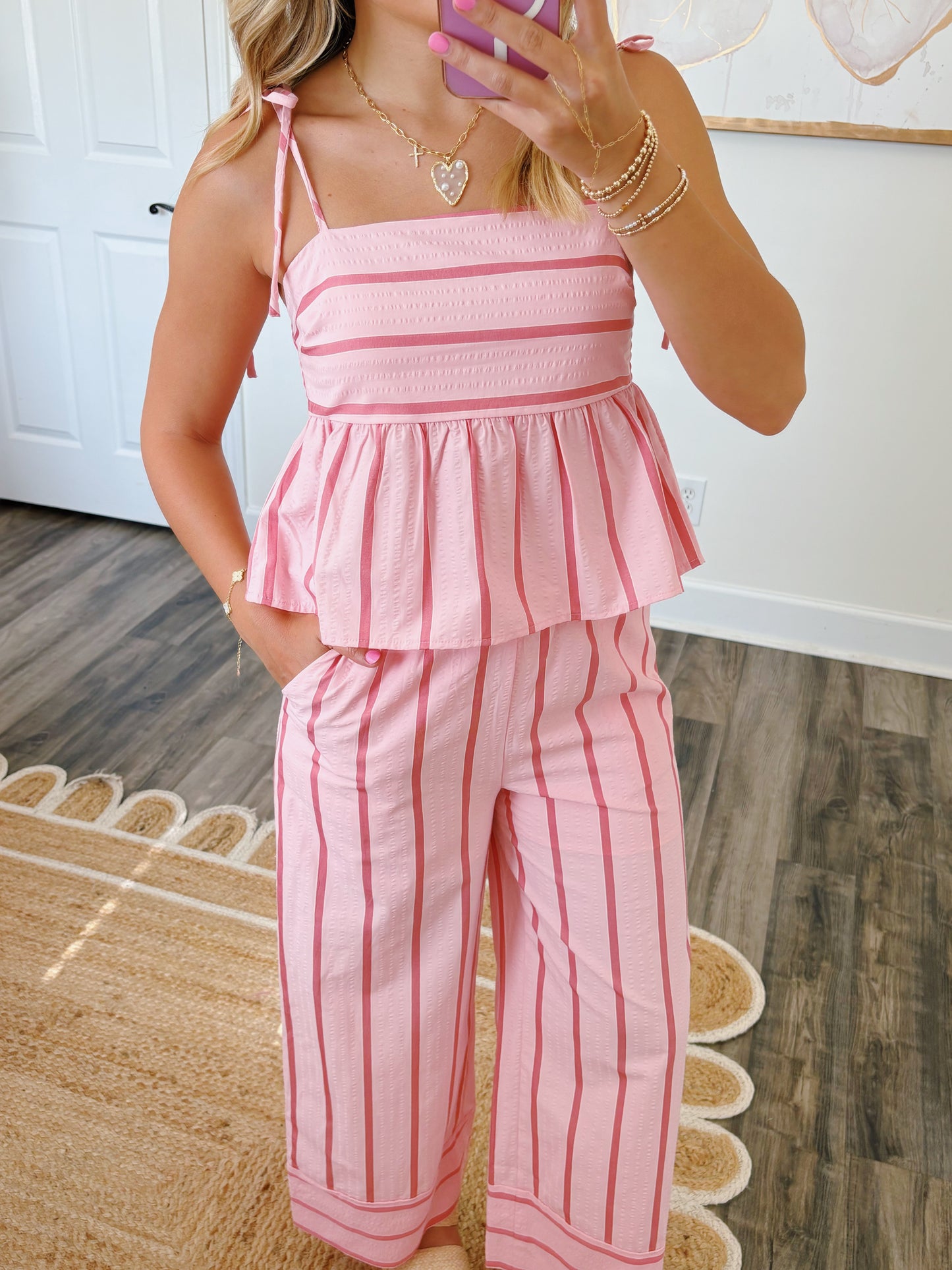 Tickled Pink Pant Set