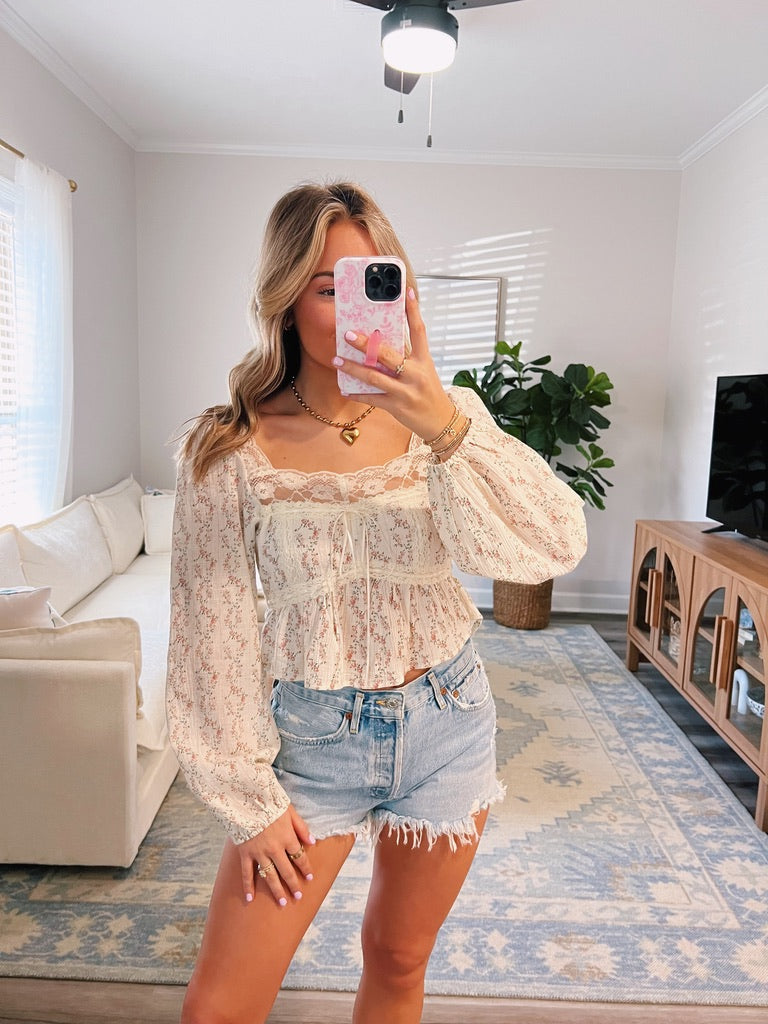 Date Night Lace Top