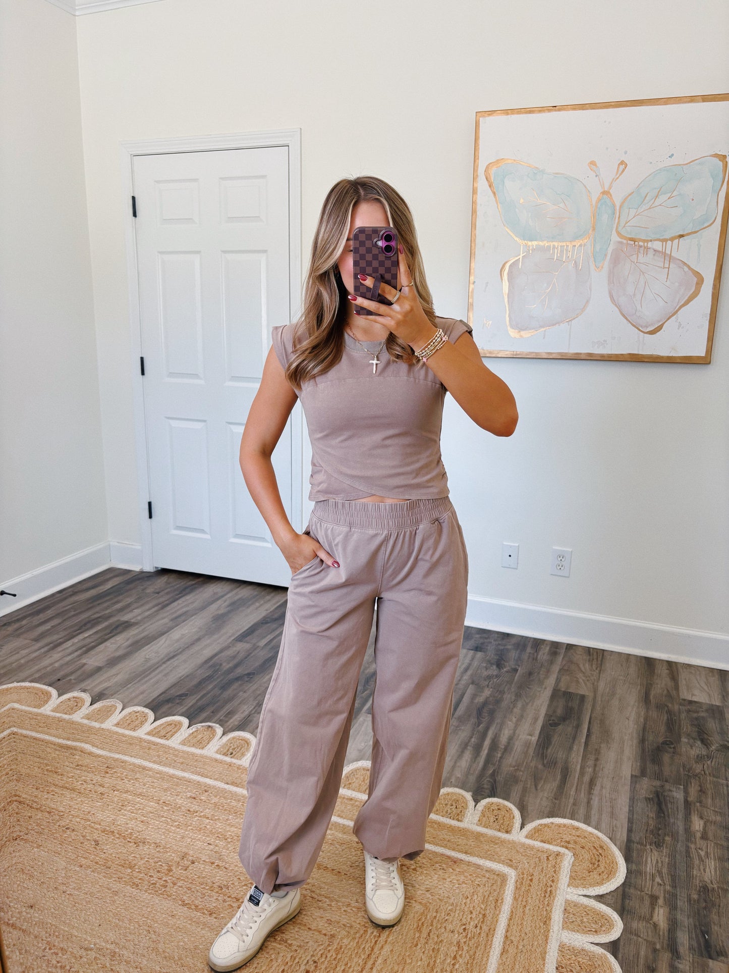 Taupe Crossover Set