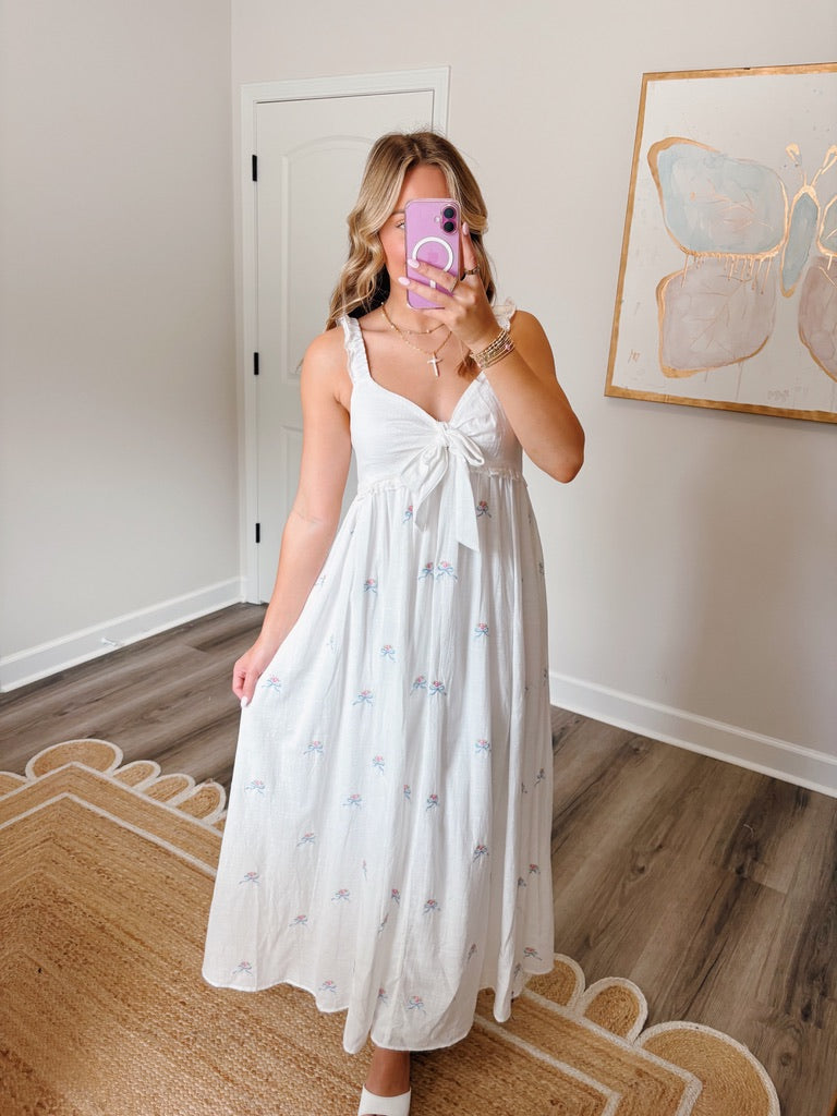 Enchanted Embroidered Maxi Dress