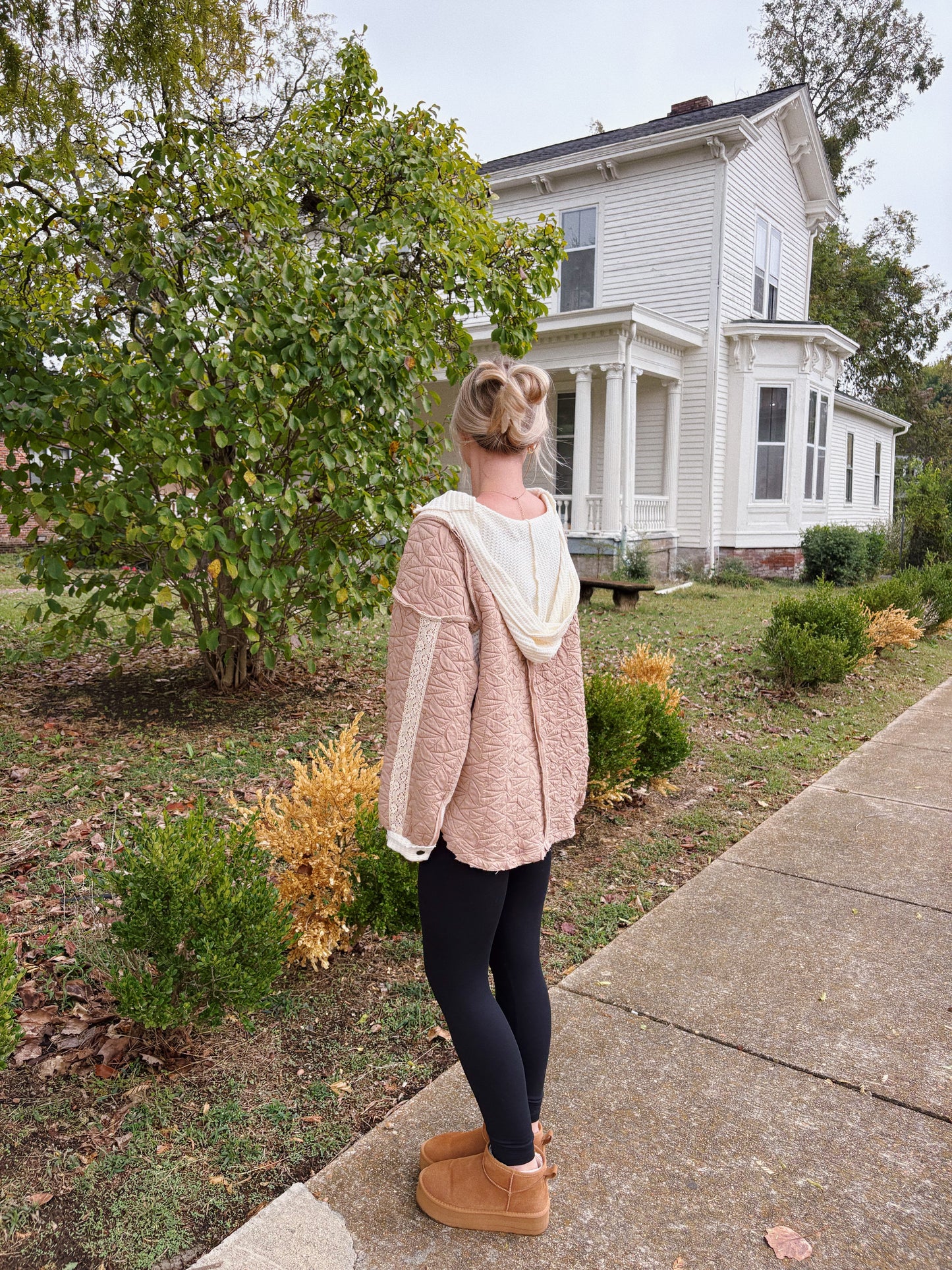 Cuddled Up Quilted Pullover