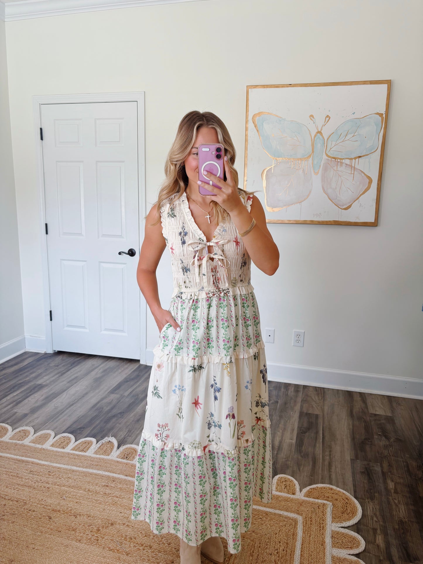Savannah Bloom Maxi Dress