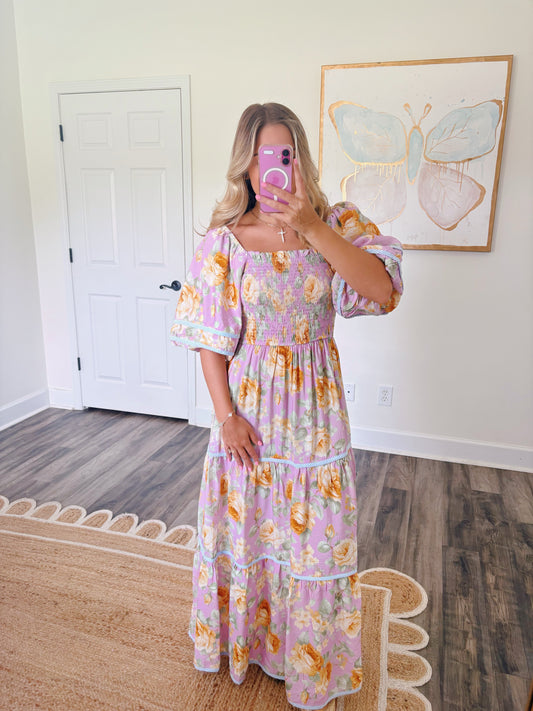 Fresh Bouquet Maxi Dress