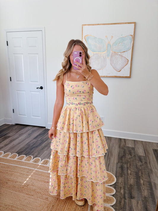 Once In A Lifetime Floral Maxi