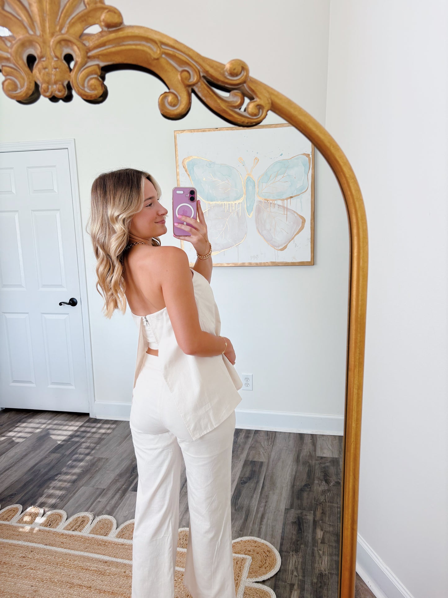 Harper Beige Pant Set