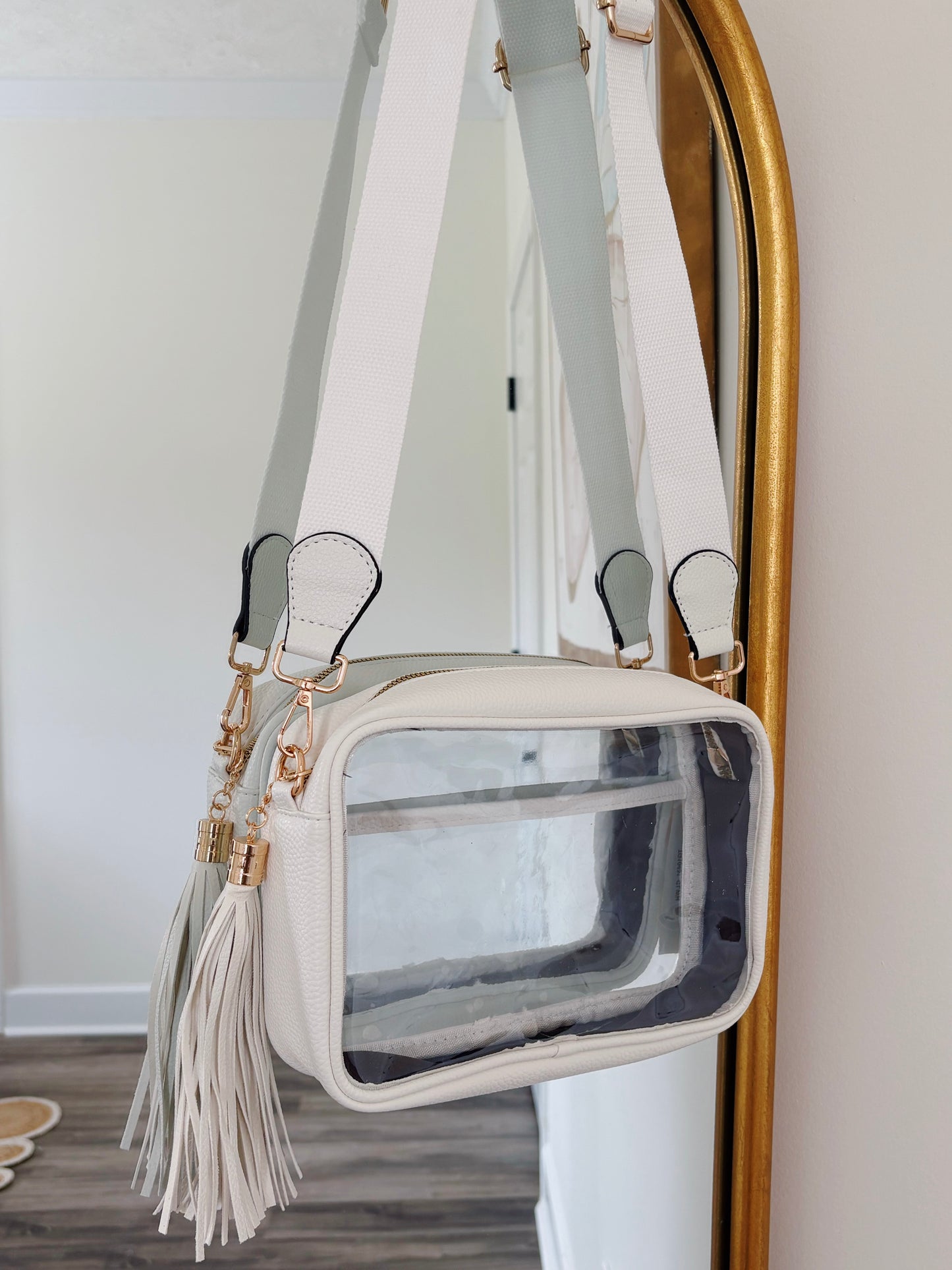 White Game Day Bag