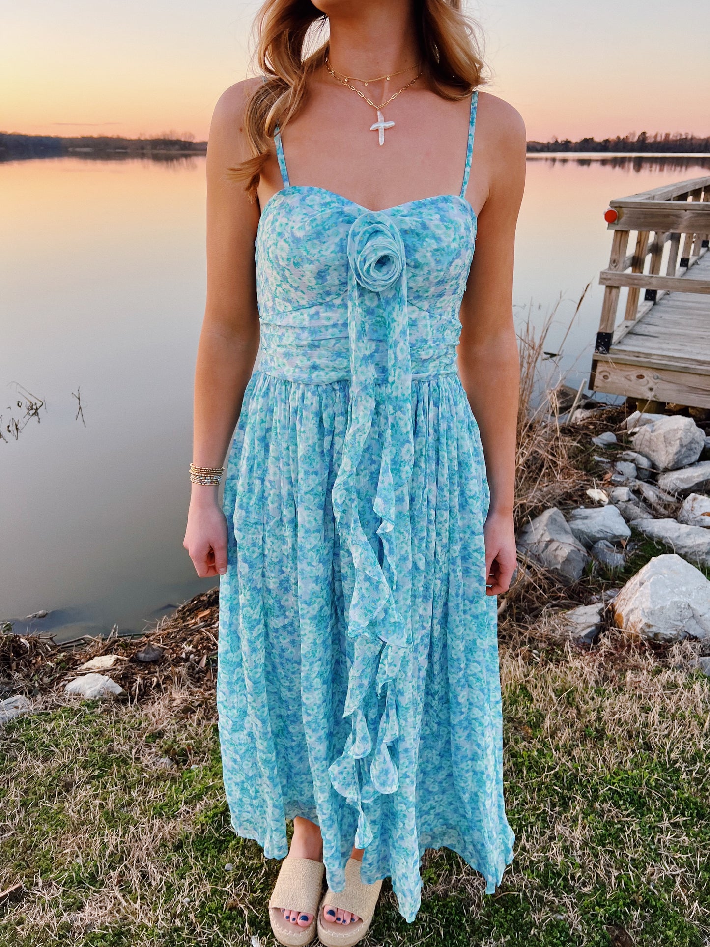Spring Showers Maxi Dress