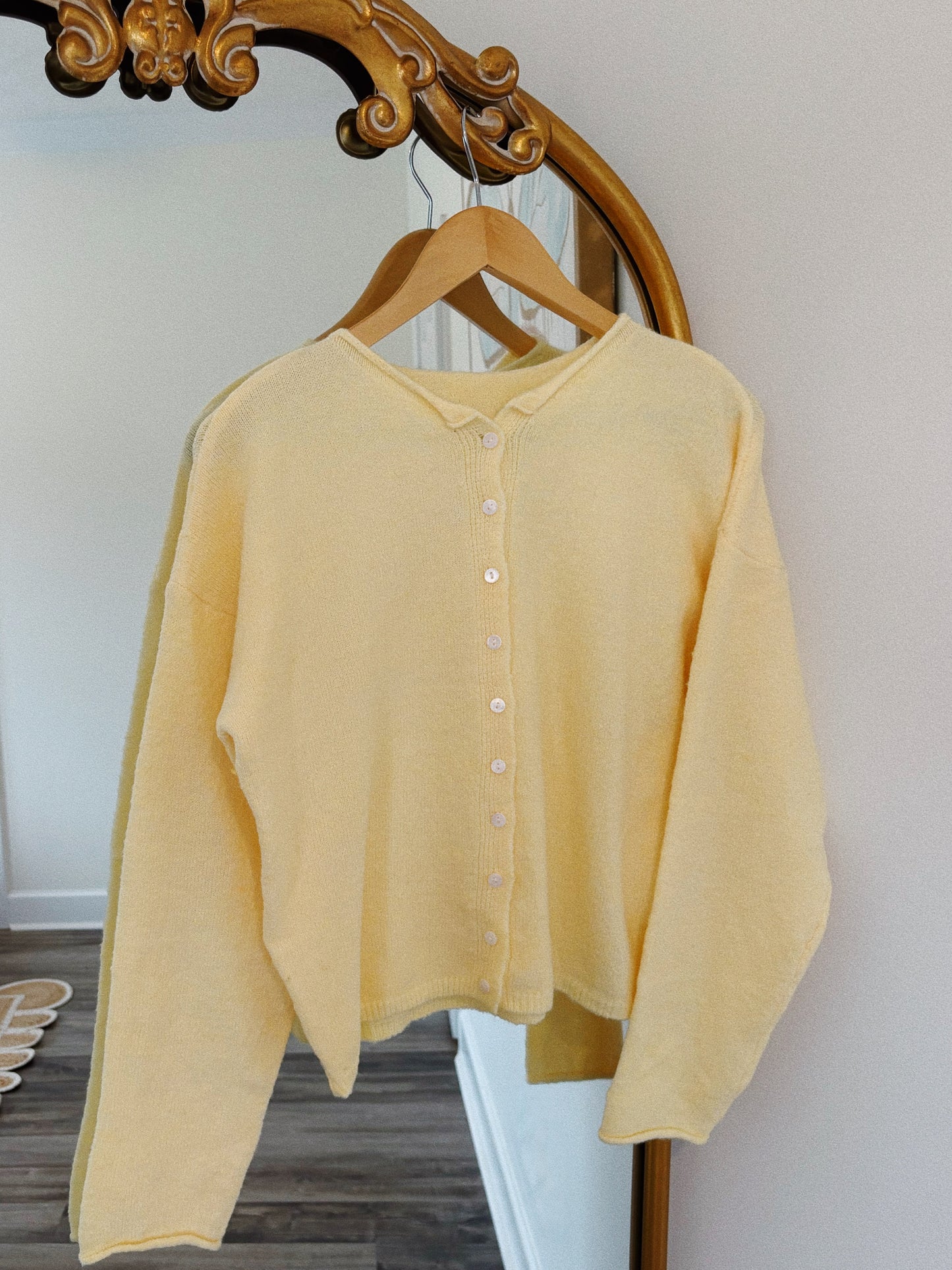 Butter Yellow Cardigan
