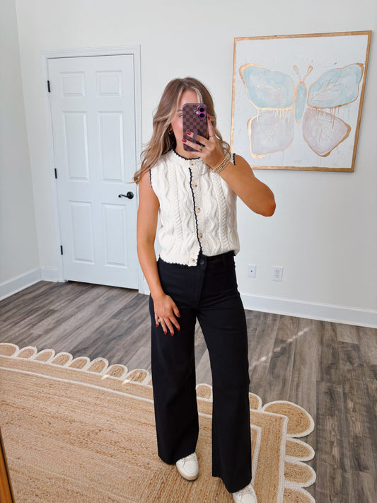 Black Wide Leg Jeans