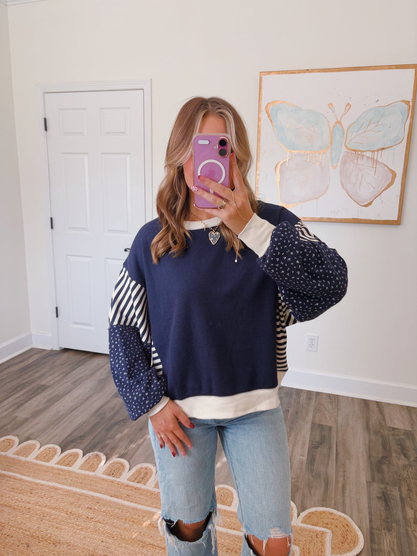 Navy Nights Pullover