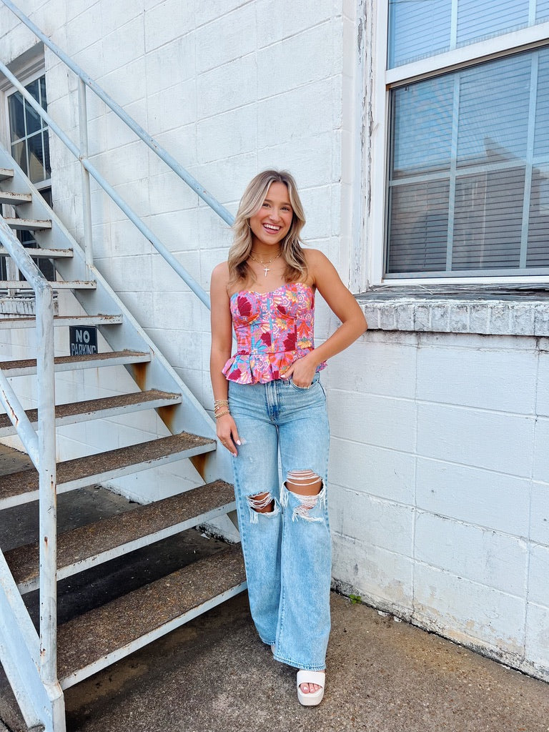 Calling You Corset Top