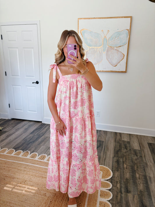 Love You More Dress in Pink