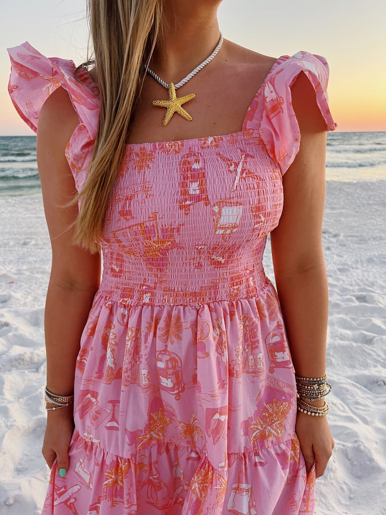 Pink Paradise Maxi Dress