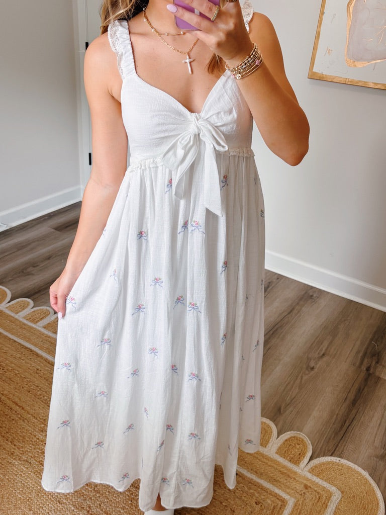 Enchanted Embroidered Maxi Dress