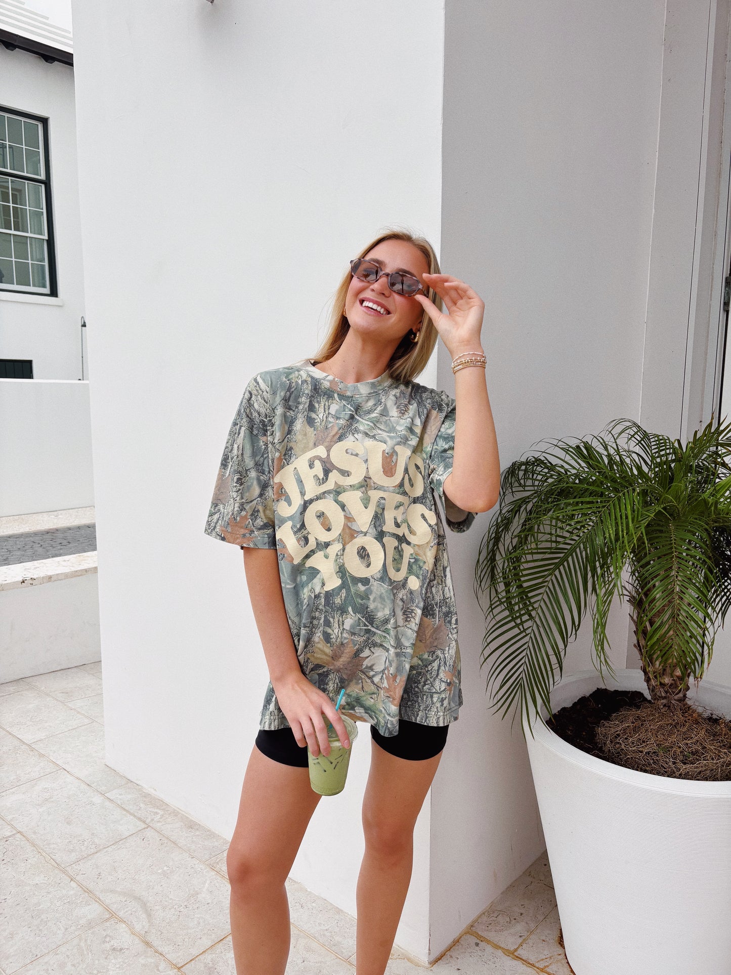 Jesus Loves You Camo Tee