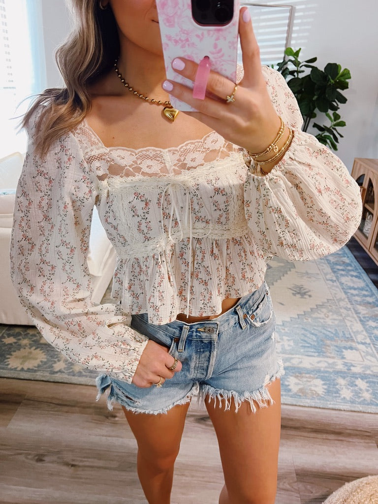 Date Night Lace Top