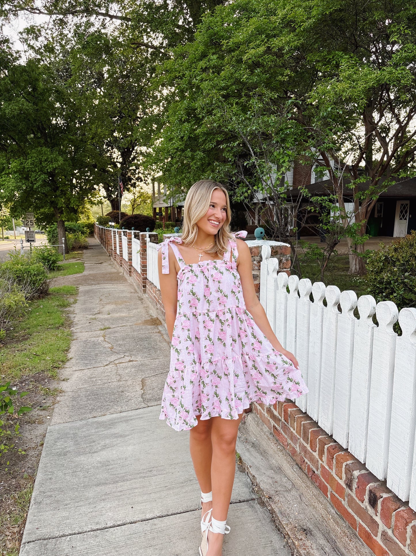 Palm Beach Pink Rose Dress