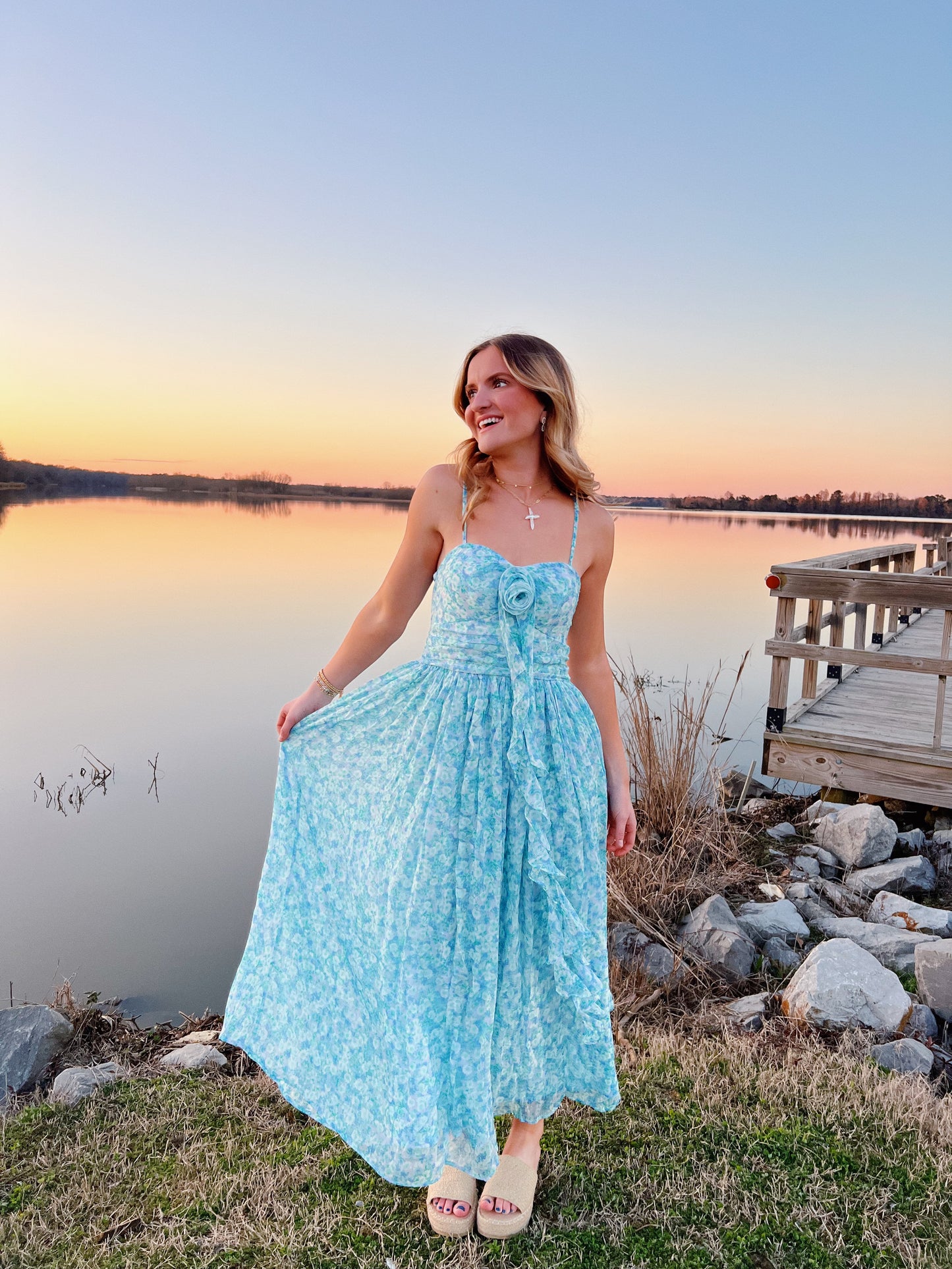 Spring Showers Maxi Dress