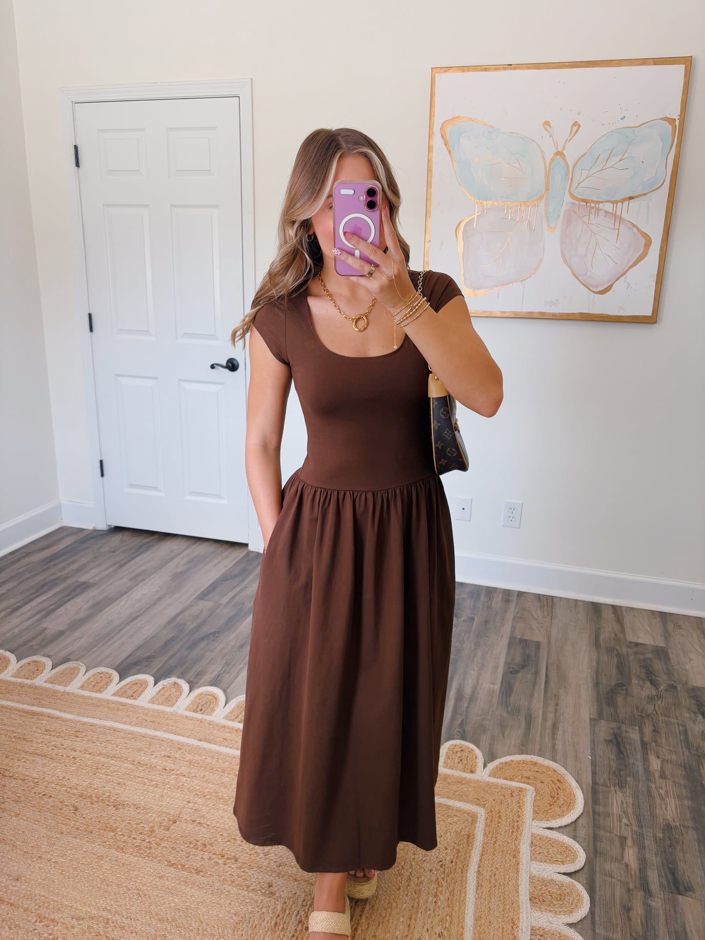 Chocolate Midi Dress