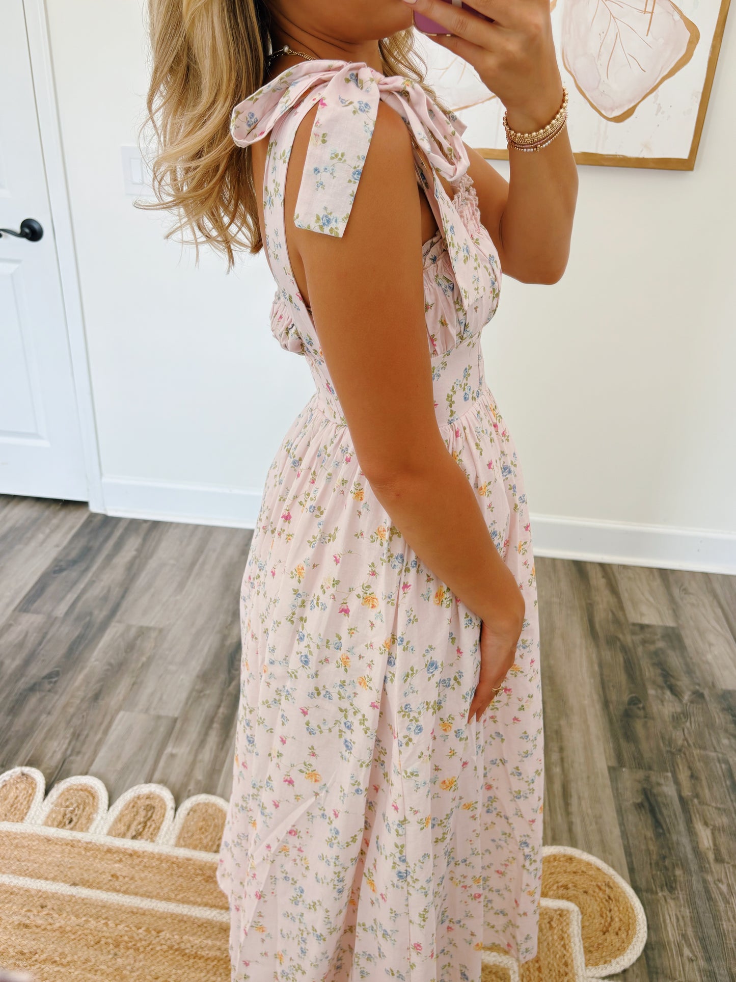 Pink Ivy Floral Dress