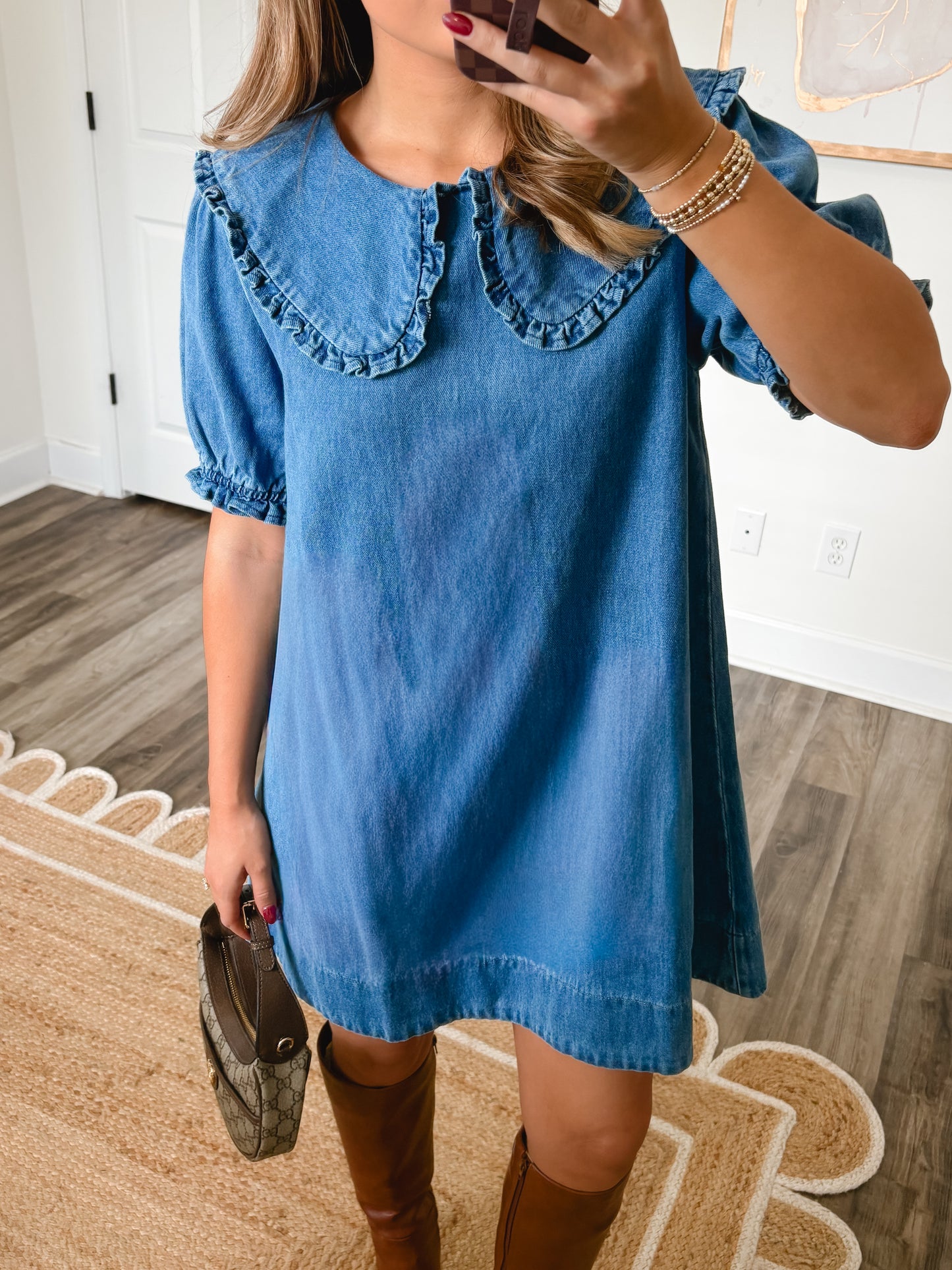 Sweet As Pie Denim Dress