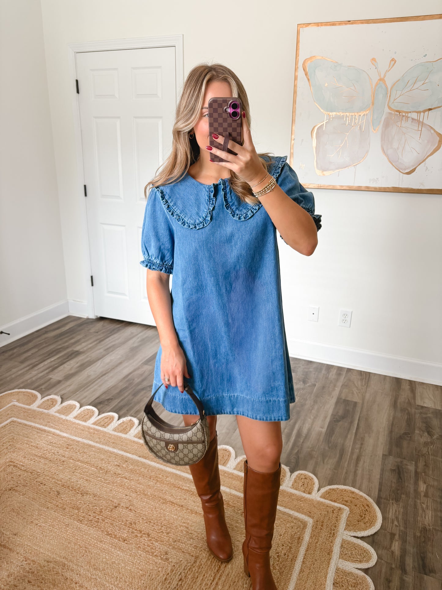 Sweet As Pie Denim Dress