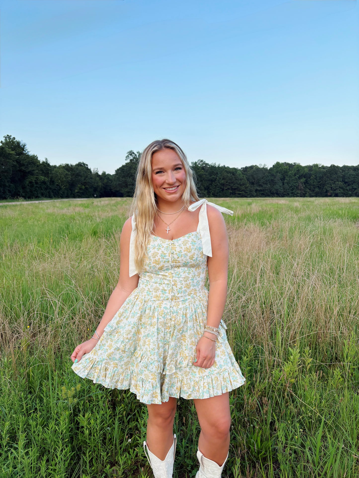 Meadows Ruffle Dress