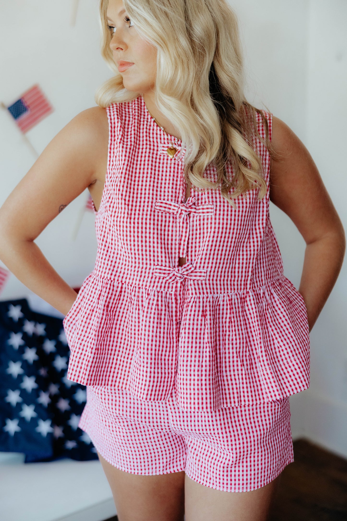 June Bug Gingham Set
