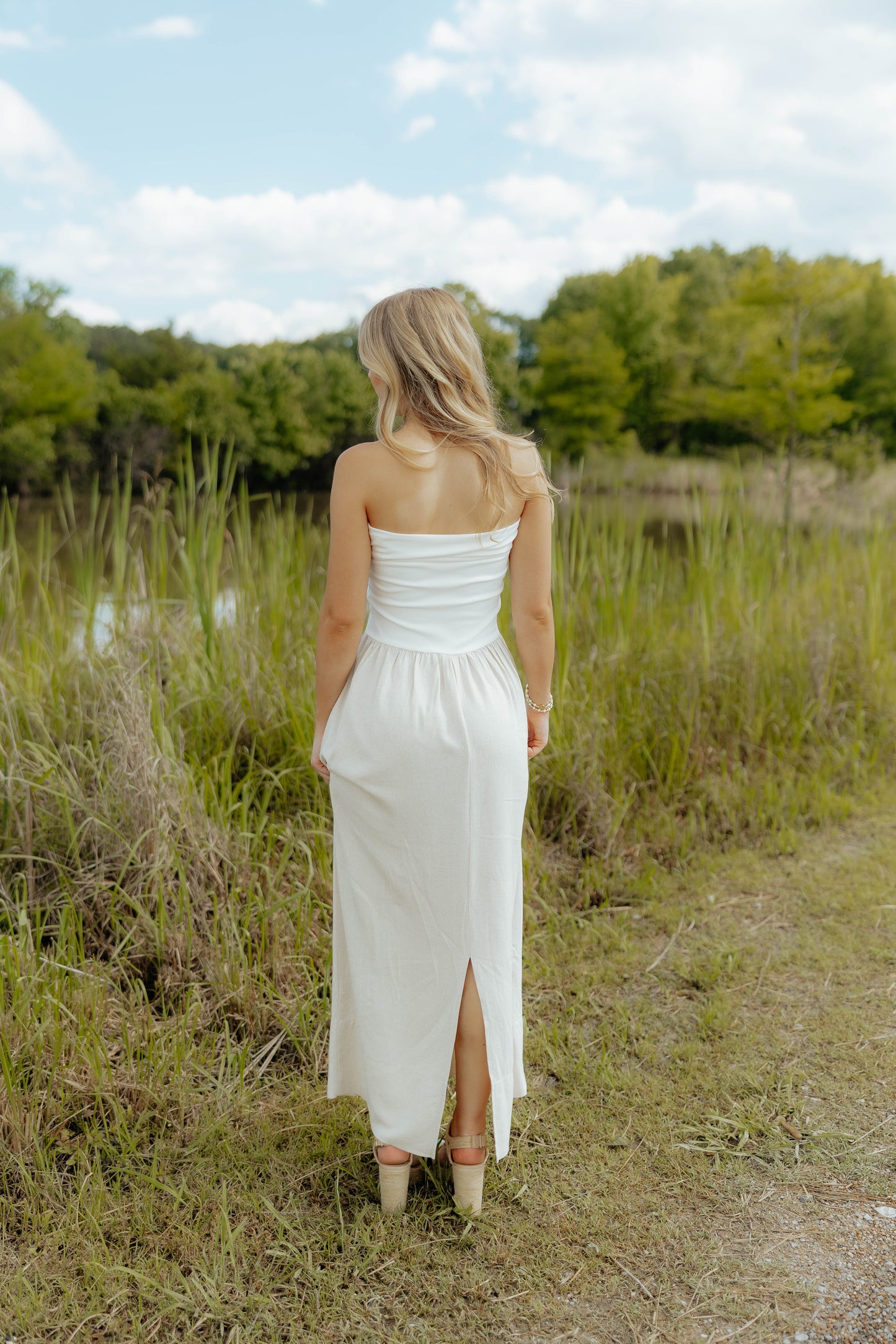 Oatmeal Linen Maxi