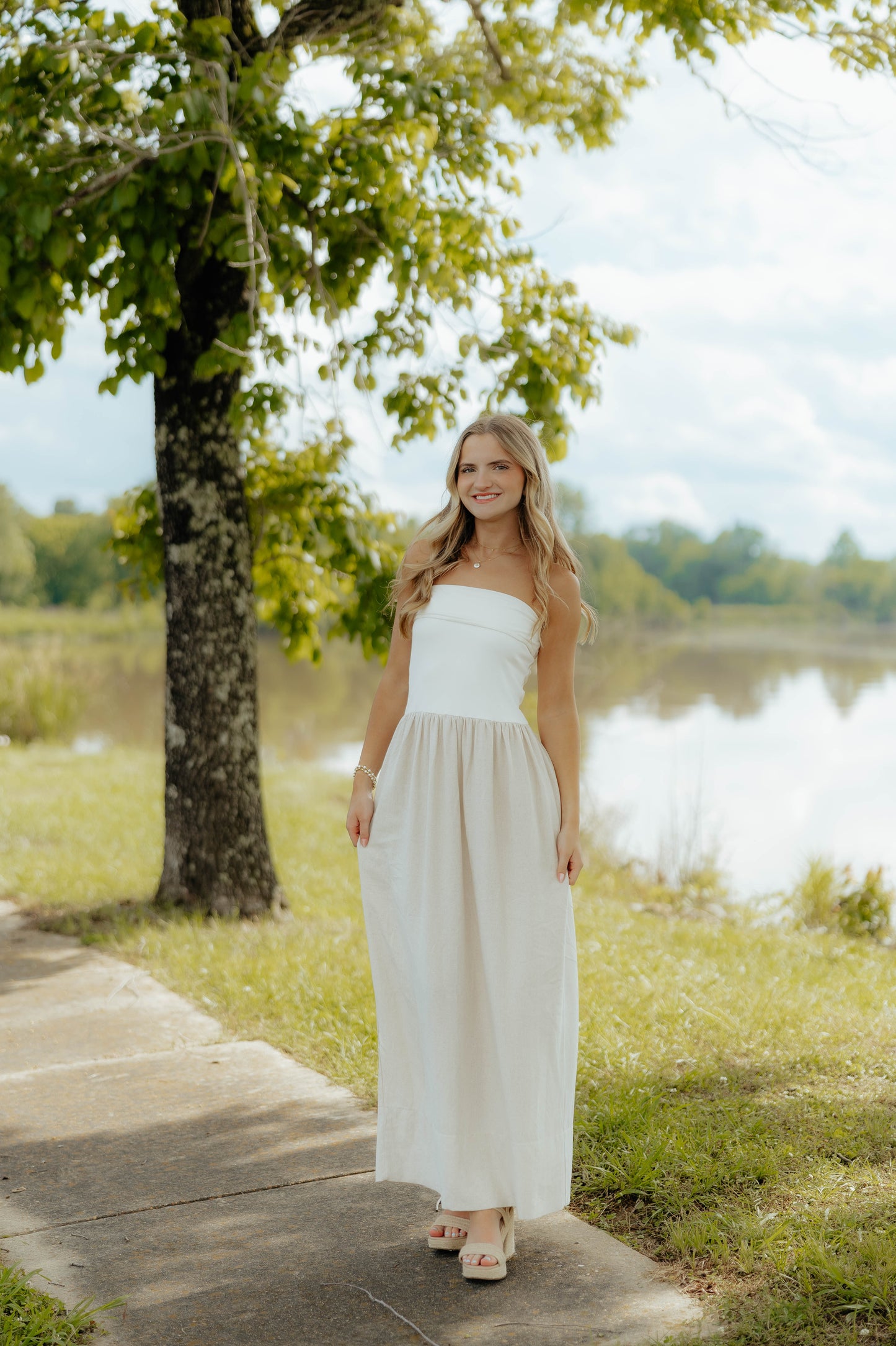 Oatmeal Linen Maxi