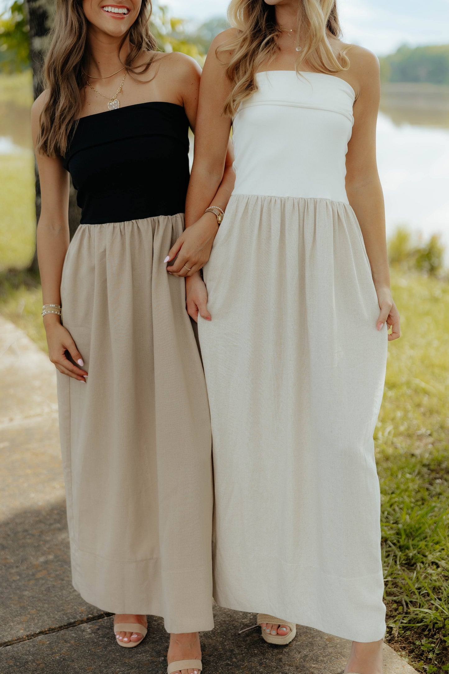 Black Linen Maxi