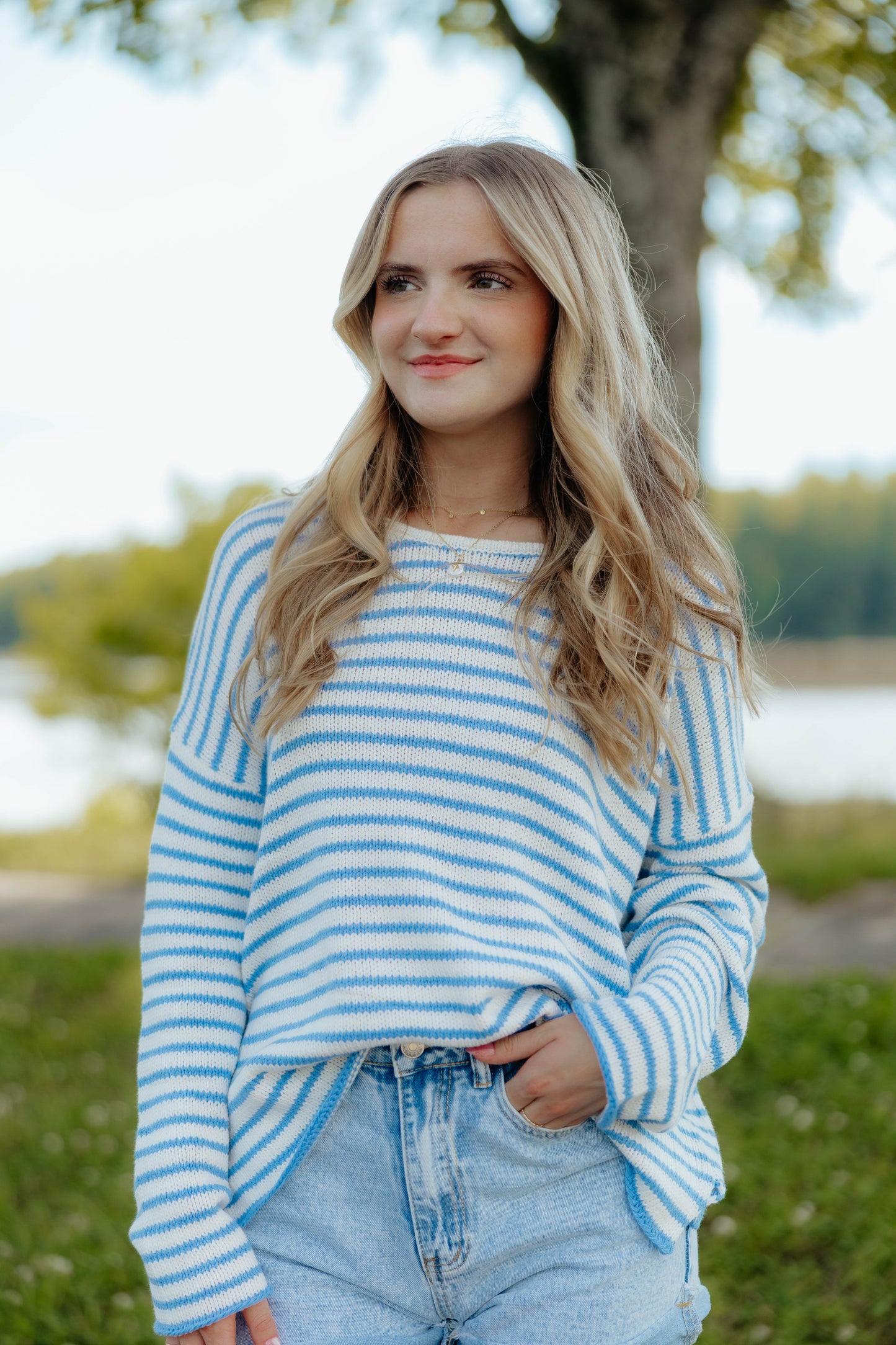 Lake Day Striped Sweater
