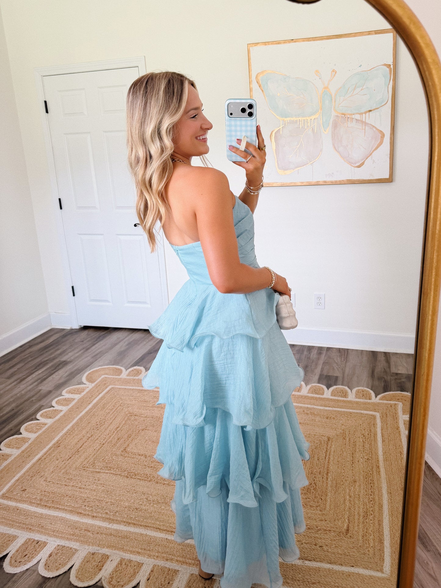 Ocean Mist Tiered Maxi