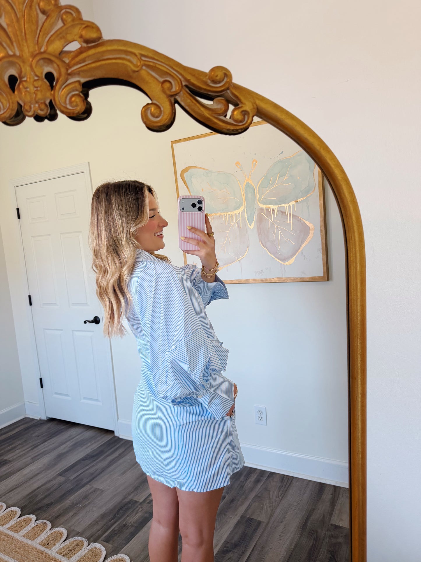 Seaside Poplin Dress