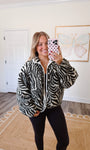 Zebra Sherpa Jacket