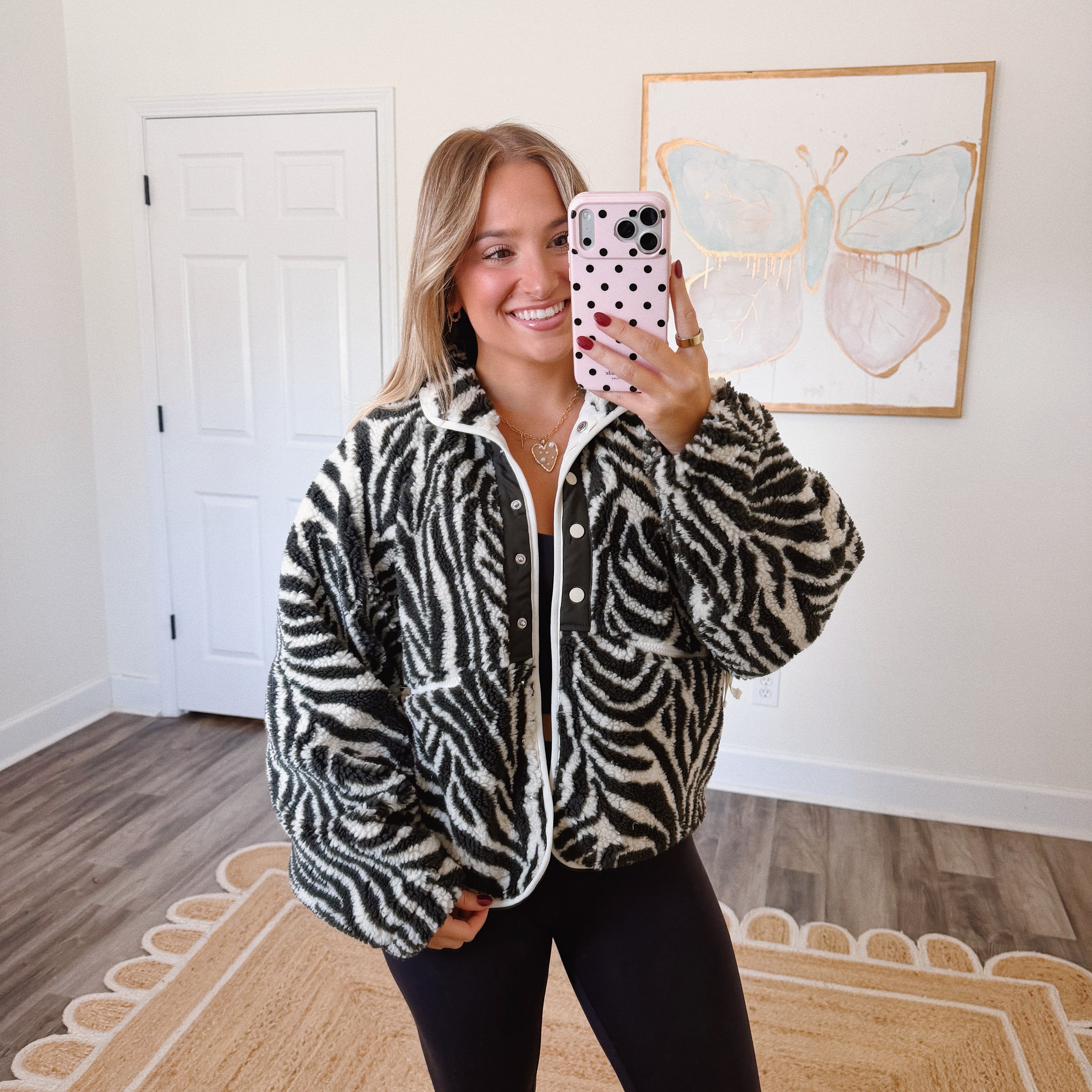 Zebra Sherpa Jacket
