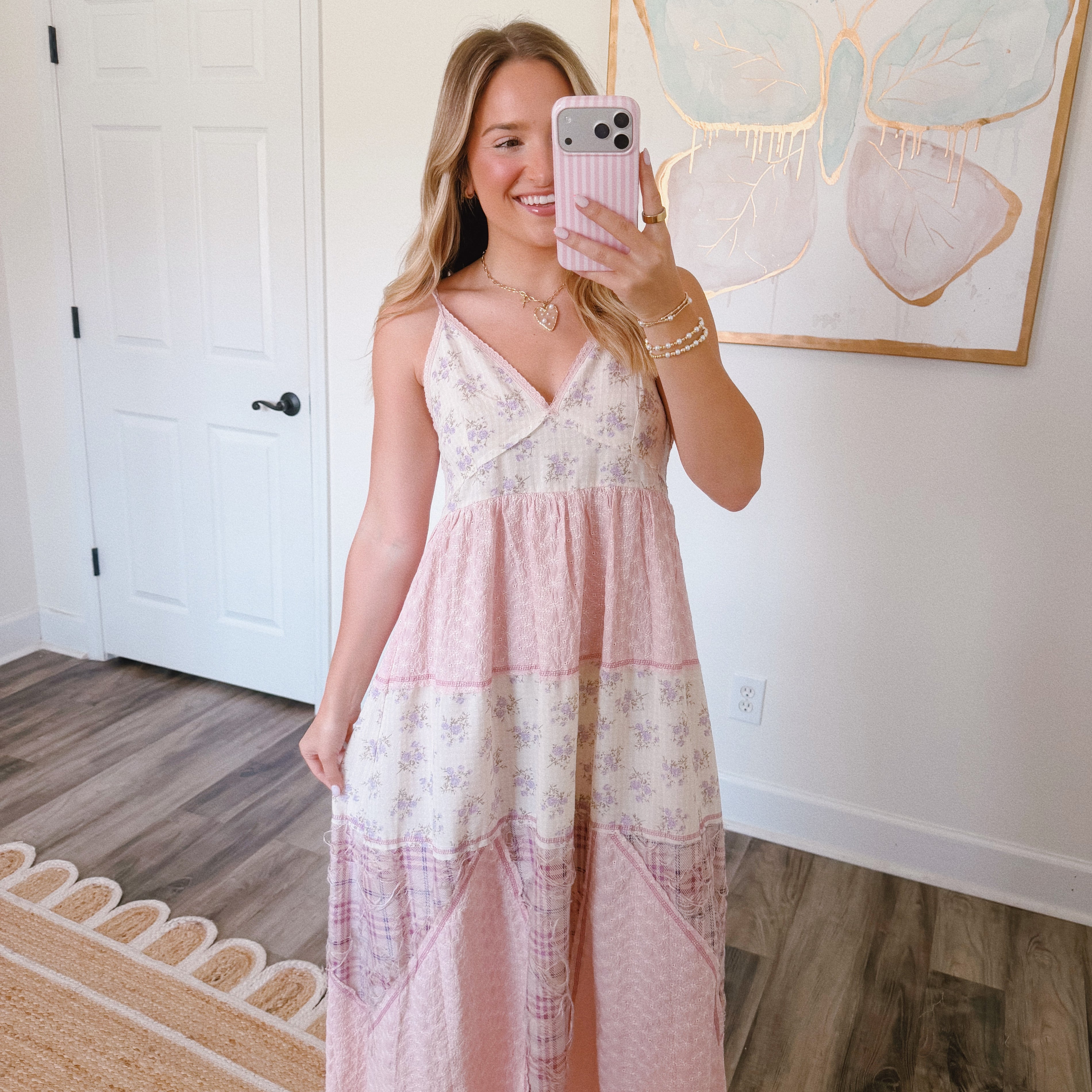 Soft Blush Prairie Maxi