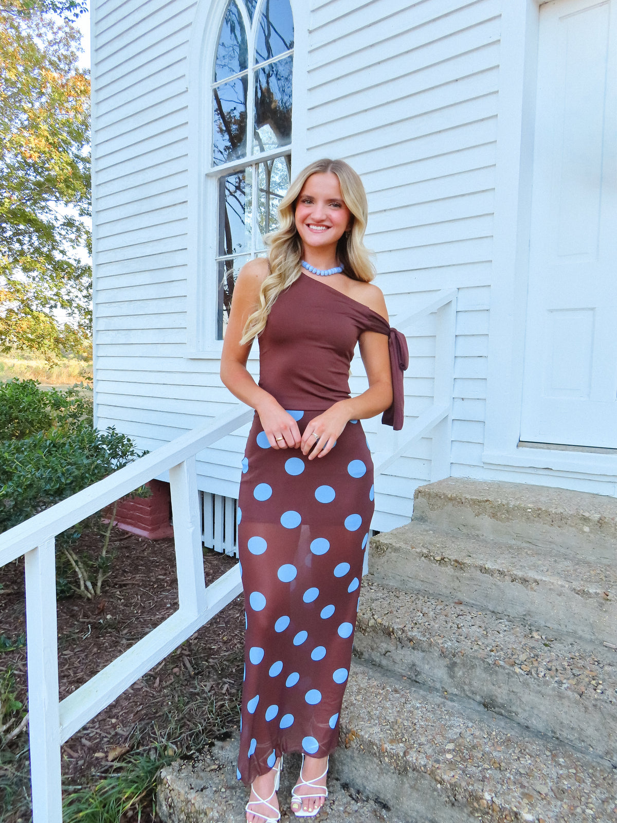 Maiya Polka Dot Skirt