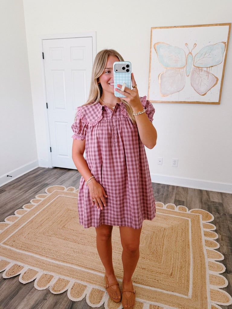 The Maple Gingham Dress
