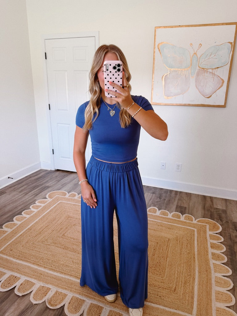 Cozy Weekend Set in Navy