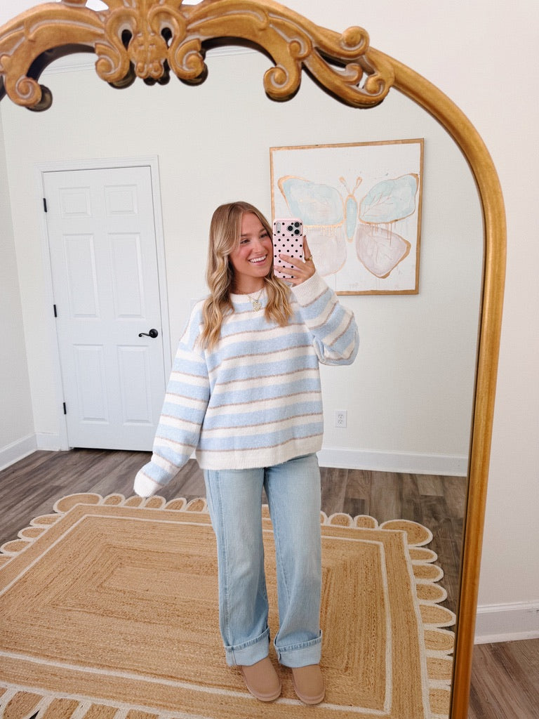 Cloud Striped Sweater