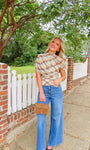 Autumn Avenue Plaid Top