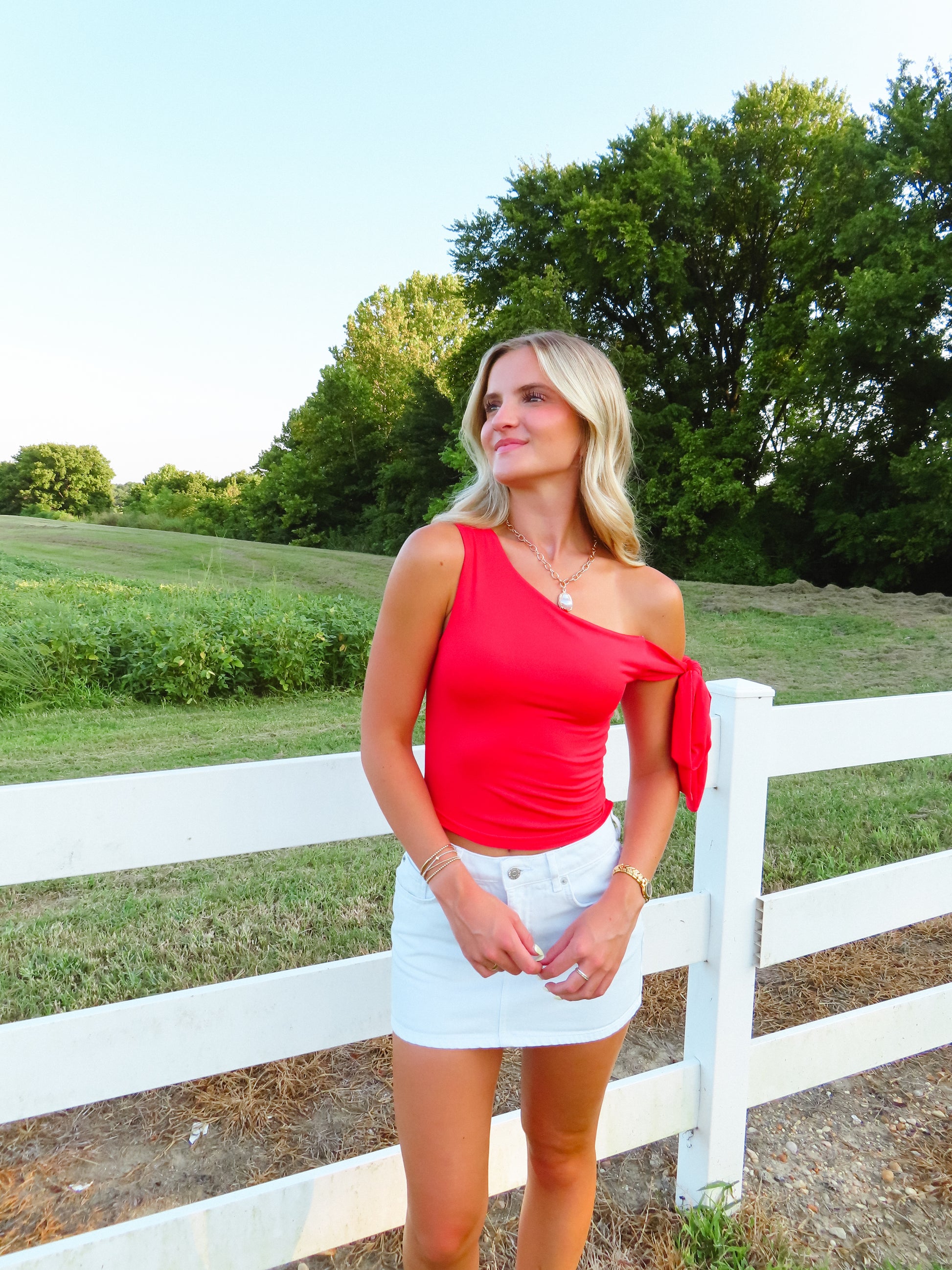 Sweet Victory Top in Red