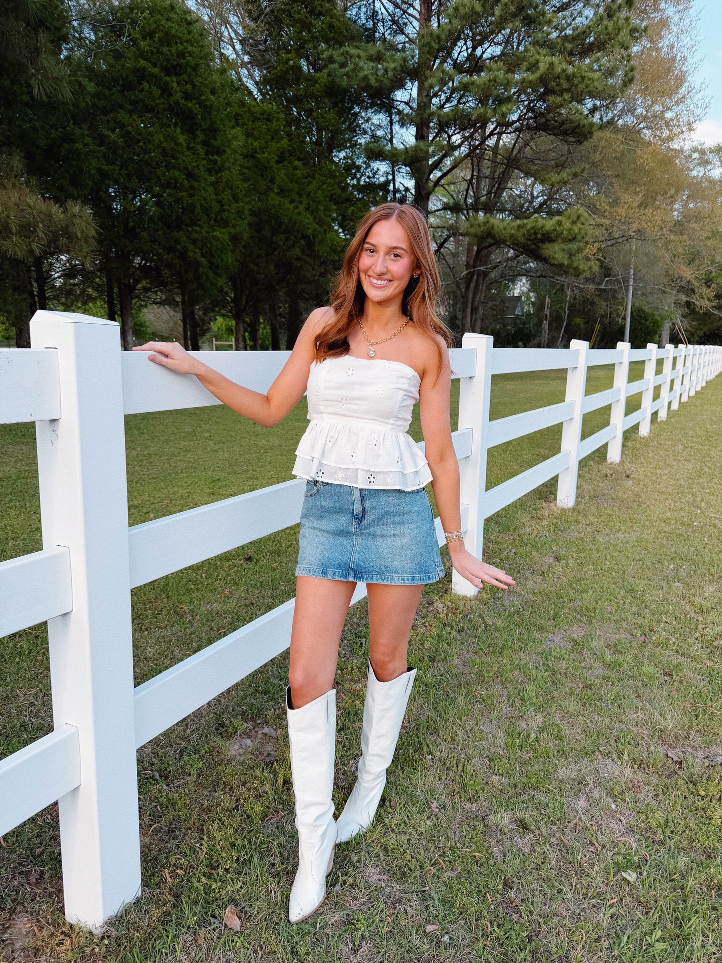 Sweet Magnolia Top in White